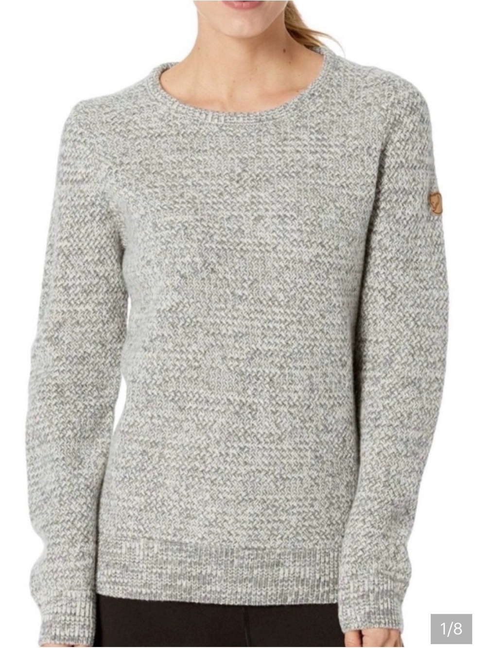Fjallraven Ovik Structure Wool Sweater 🩶